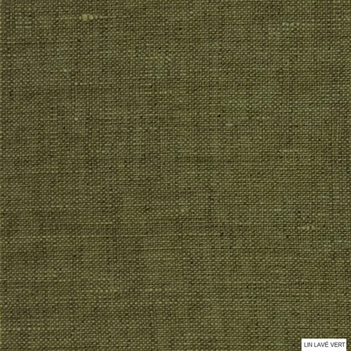 100% lin lavé, 170g/m2, vert, habillement & décoration, léger, souple, washed linen