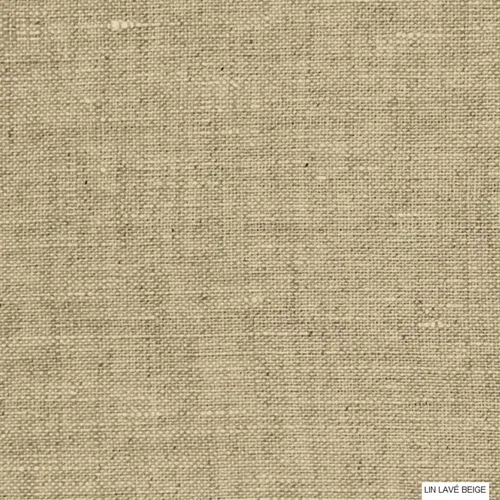 100% lin lavé, beige foncé, décoration, épais, 240g/m2