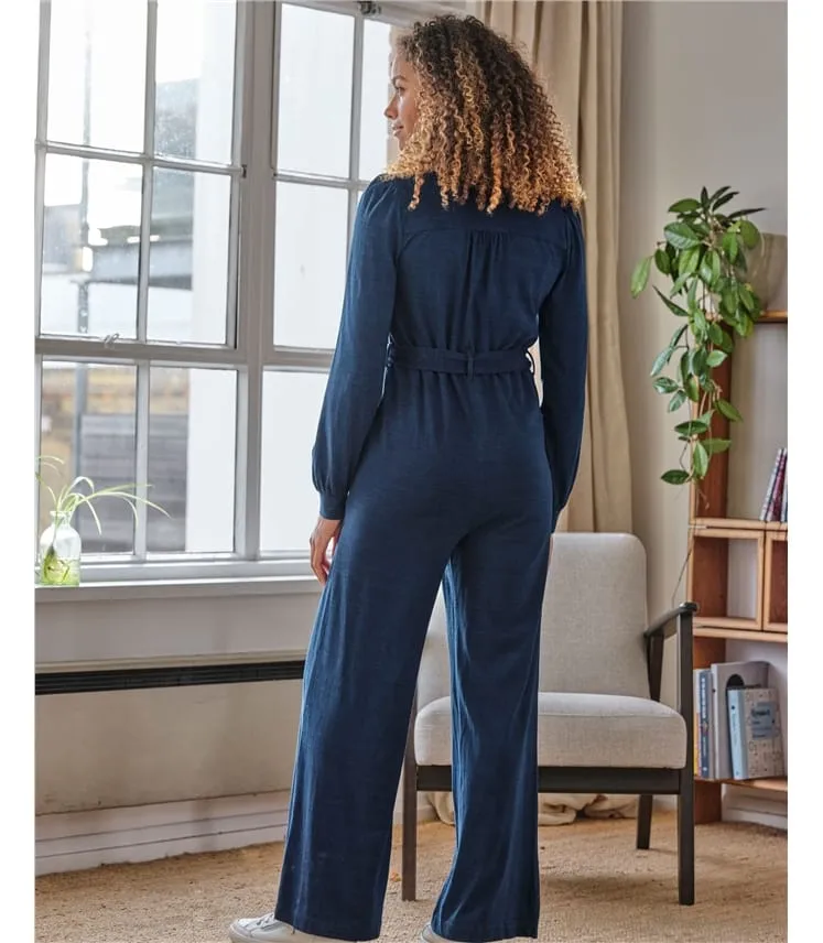 Amara Organic Cotton Denim Jumpsuit