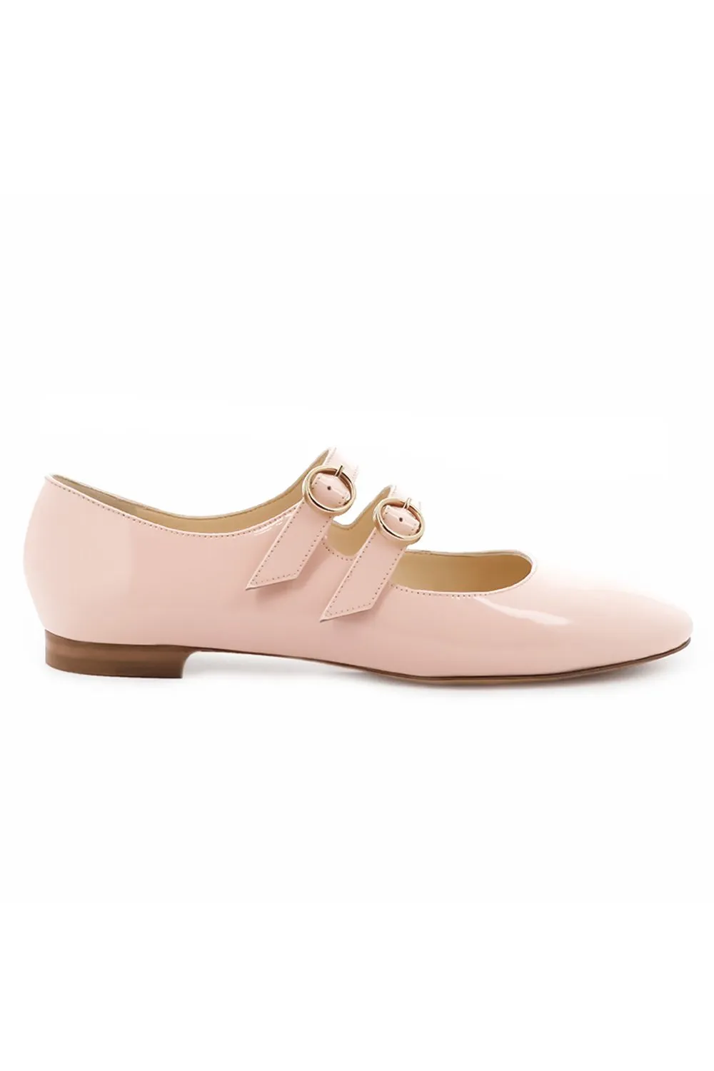 Babies Baby Doll Cuir Vernis Rose Confidentiel – Talons plats