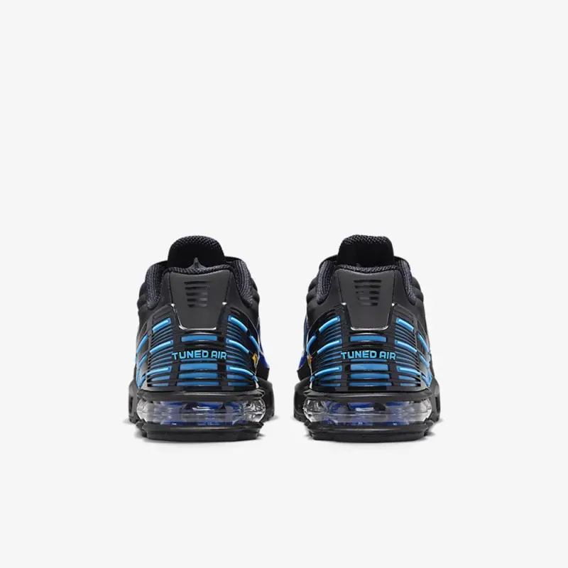 BASKETS AIR MAX PLUS III GS NOIR BLEU