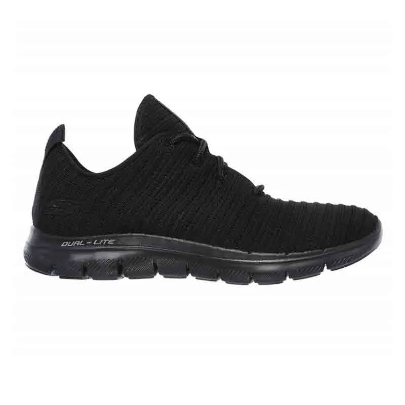 Baskets de Travail Femme FLEX APPEAL 2.0 Noire - SKECHERS