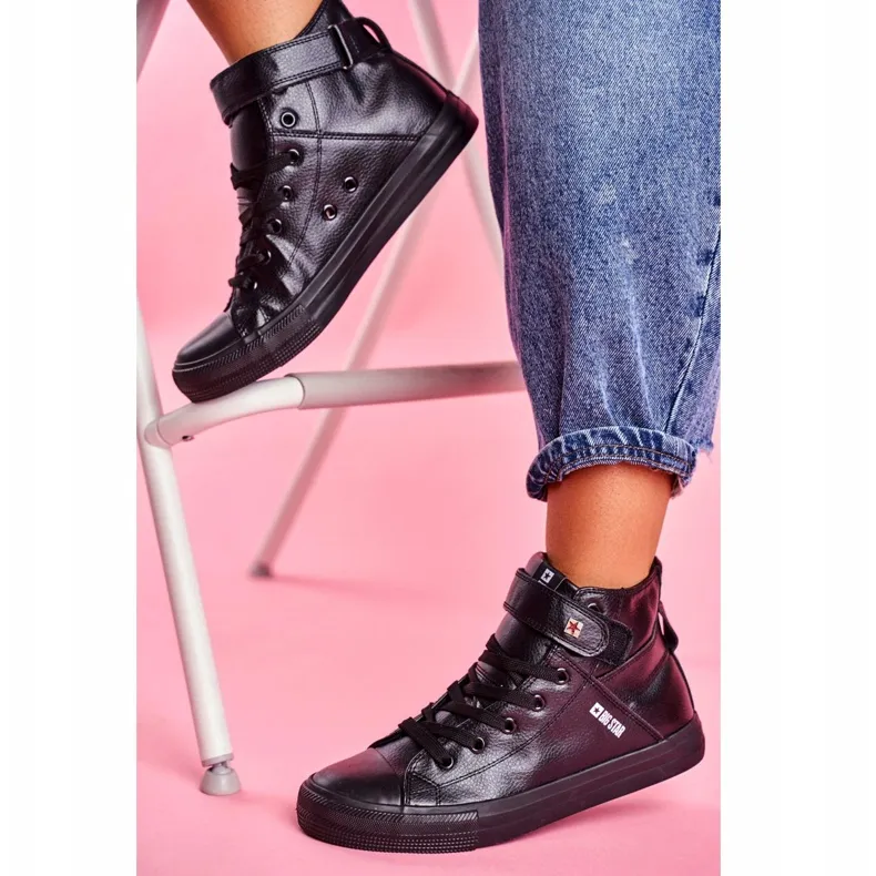 Baskets Femme Big Star Noir V274542 le noir