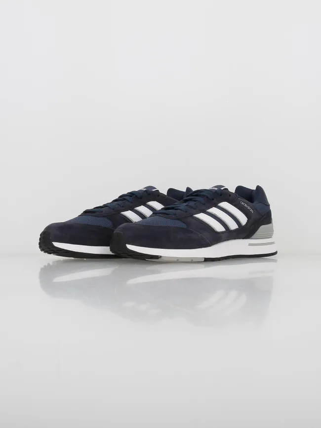 Baskets run 80s bleu marine homme - Adidas | wimod