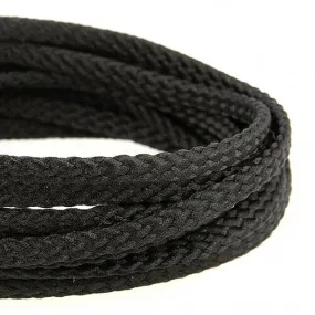 Bobine 50m cordon damier polyester 6mm noir