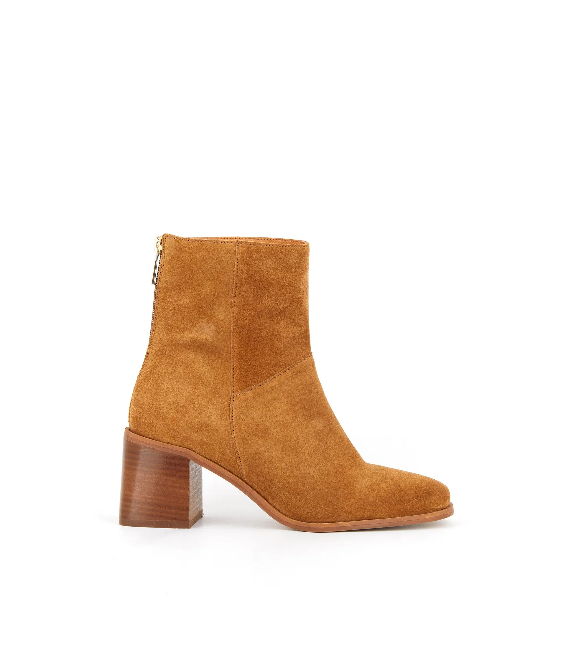 Boots velours camel Anyse