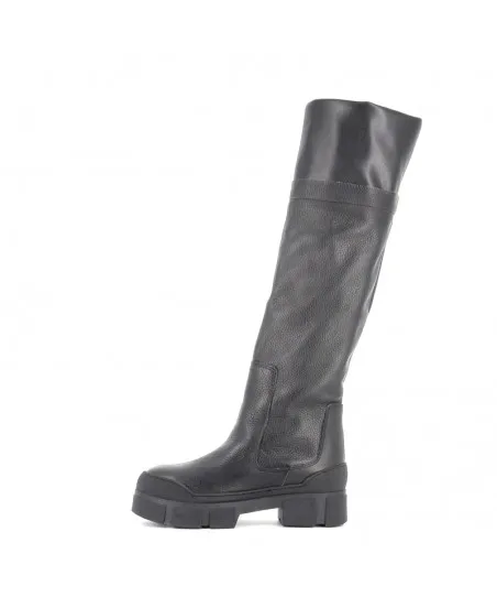 BOTTE HERMAN CUIR NOIR