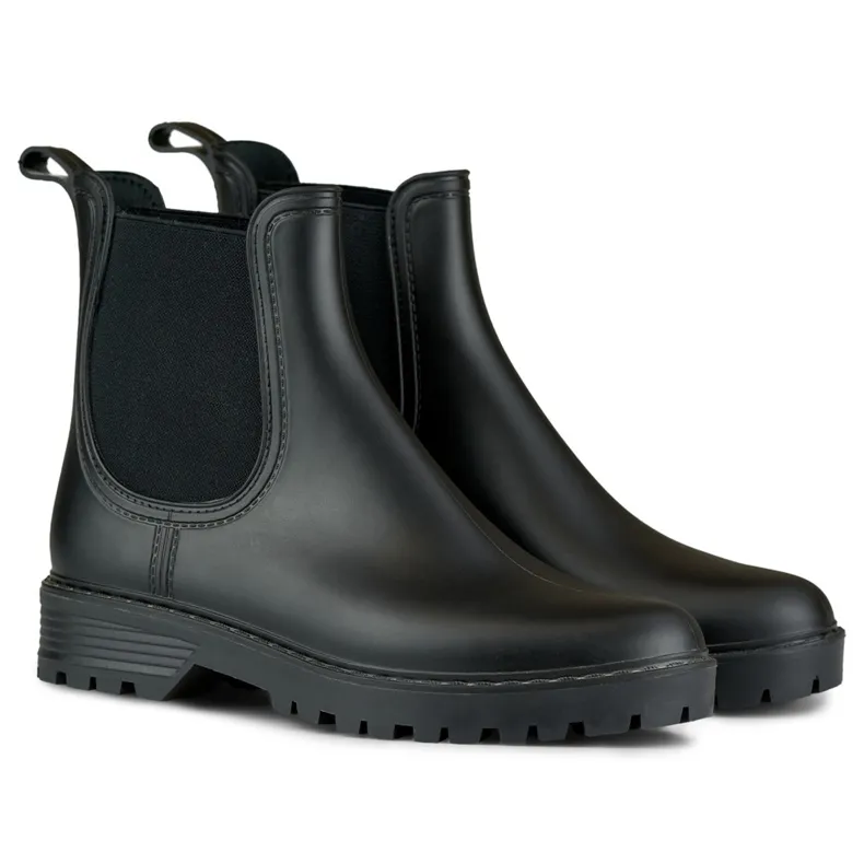 Bottes de pluie classiques Vanessa pour femmes le noir