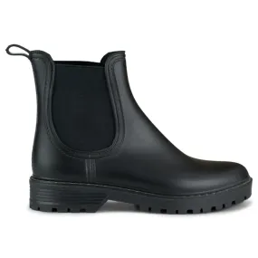 Bottes de pluie classiques Vanessa pour femmes le noir