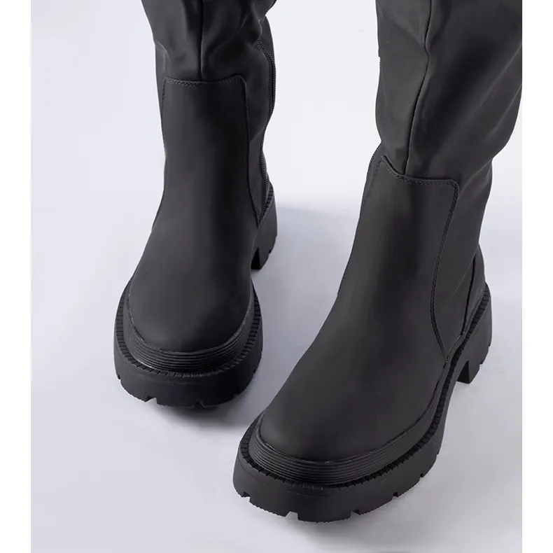 Bottes Edwards classiques noires mates le noir