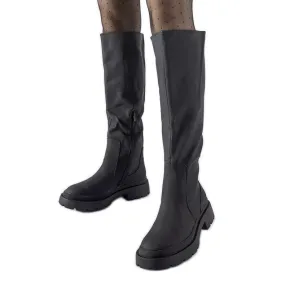 Bottes Edwards classiques noires mates le noir