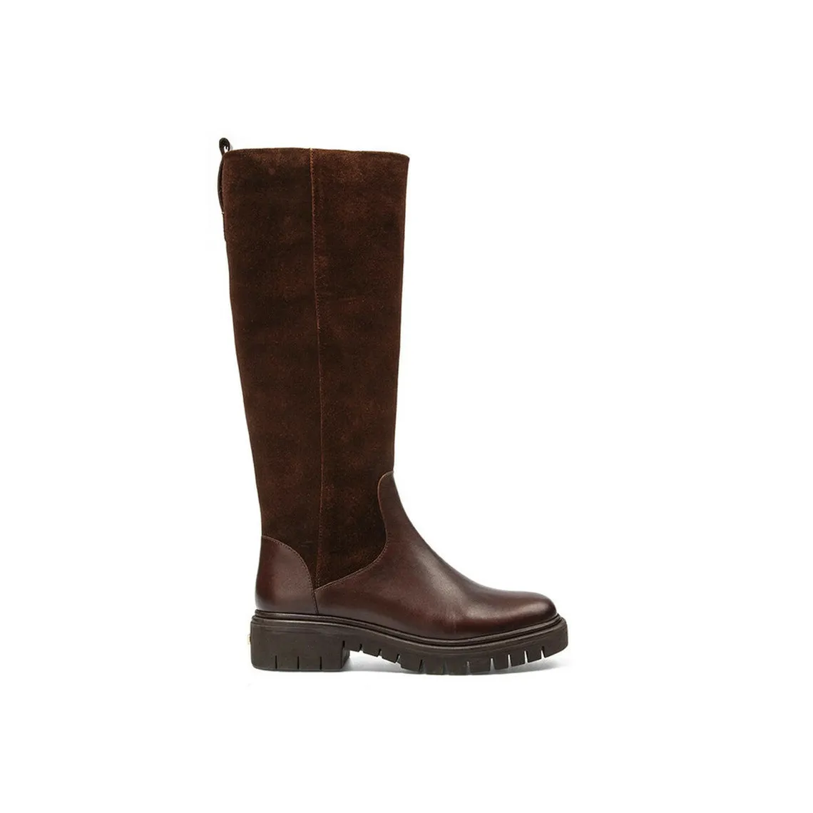 Bottes femme chocolat ZABETH en cuir | 3 Suisses