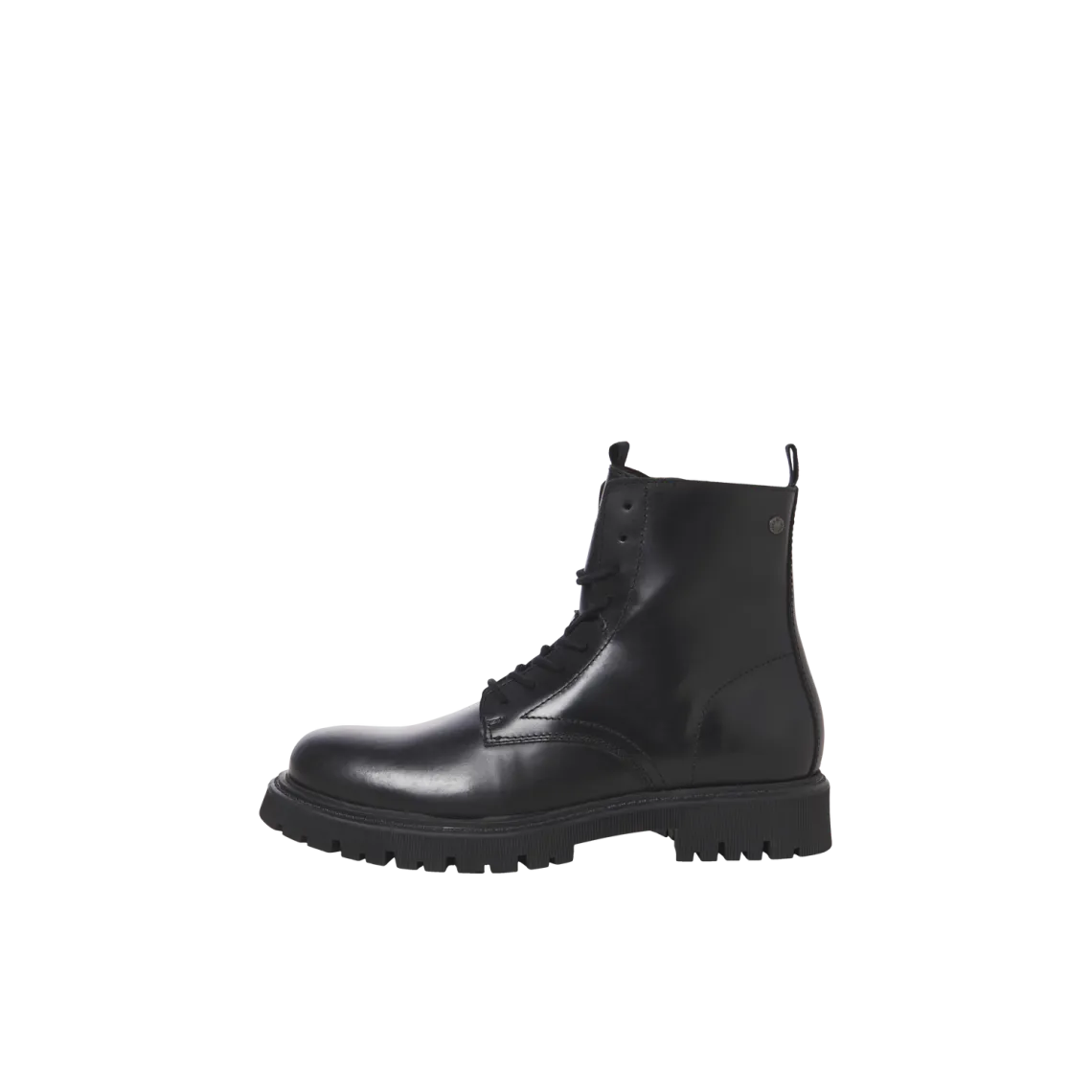 Bottes homme anthracite lacets cuir Elijah | 3 Suisses