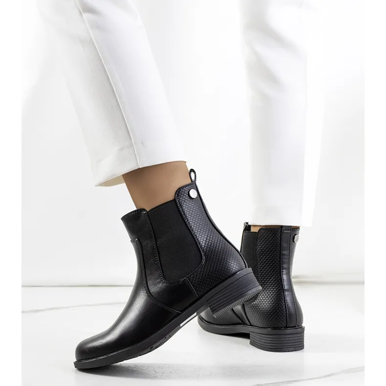 Bottes marines classiques noires le noir