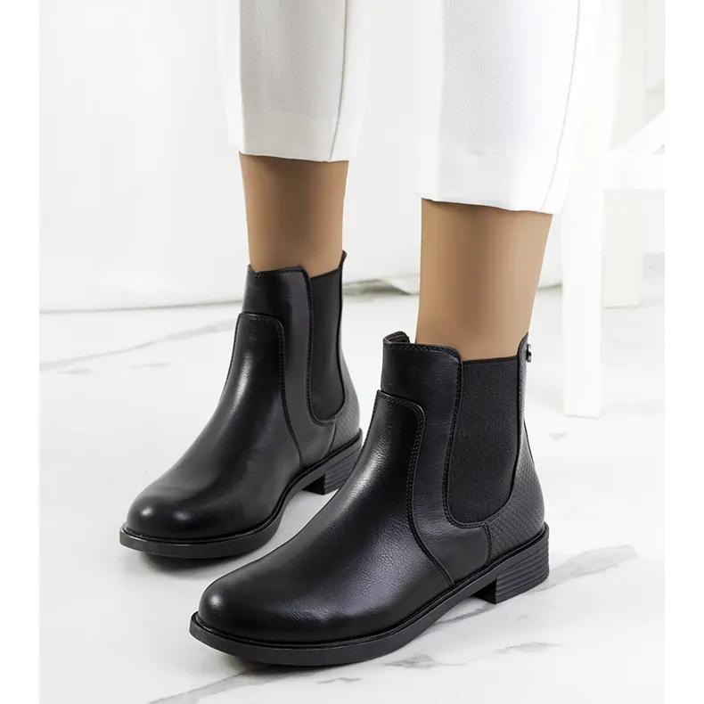 Bottes marines classiques noires le noir