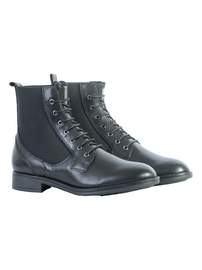 Bottine Cuir Geox Jaylon - Noir