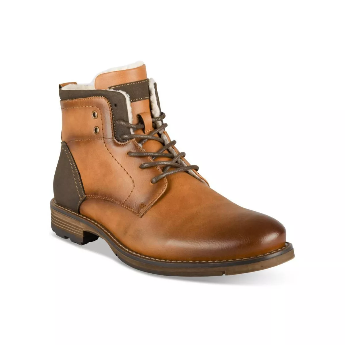 Bottines COGNAC DENIM SIDE