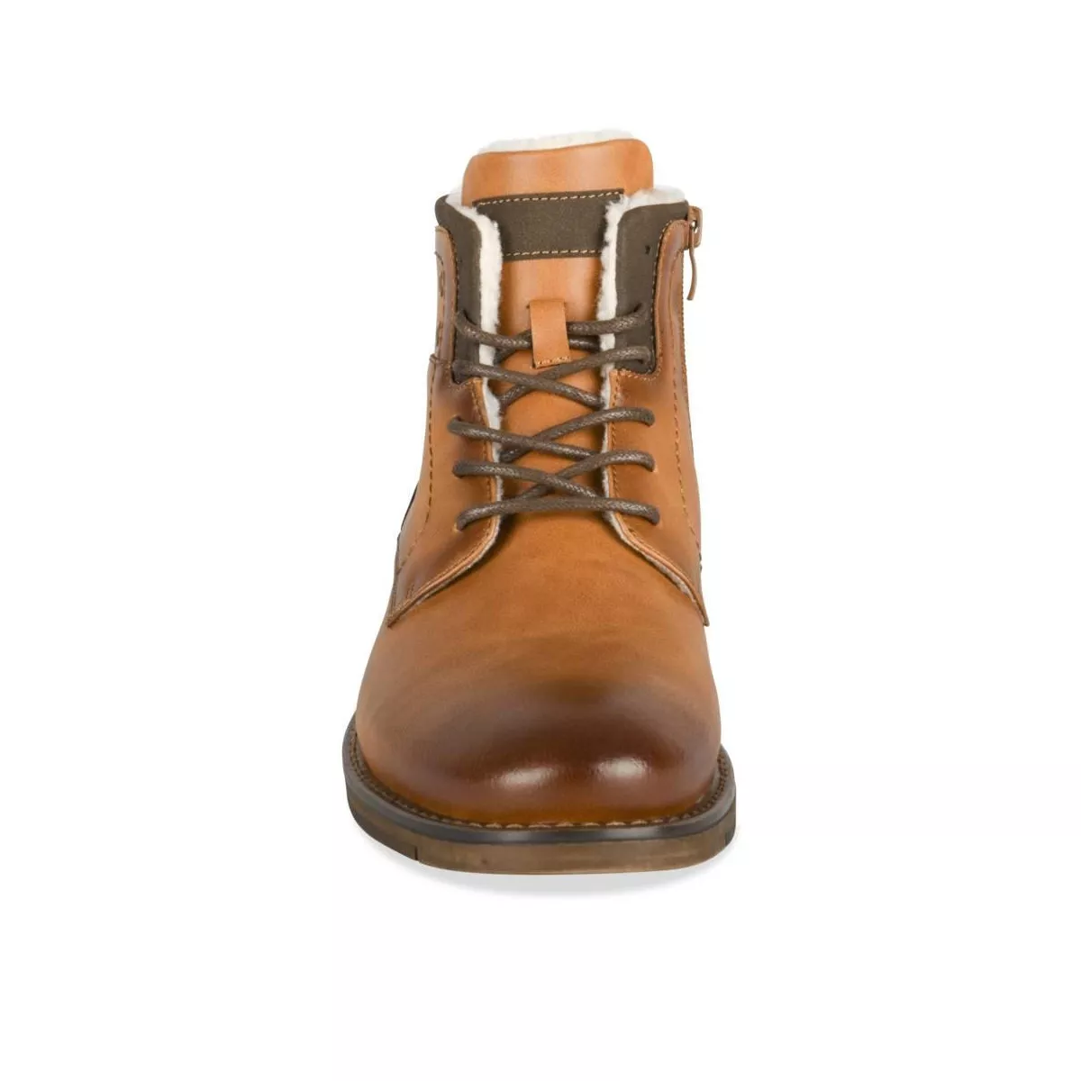 Bottines COGNAC DENIM SIDE