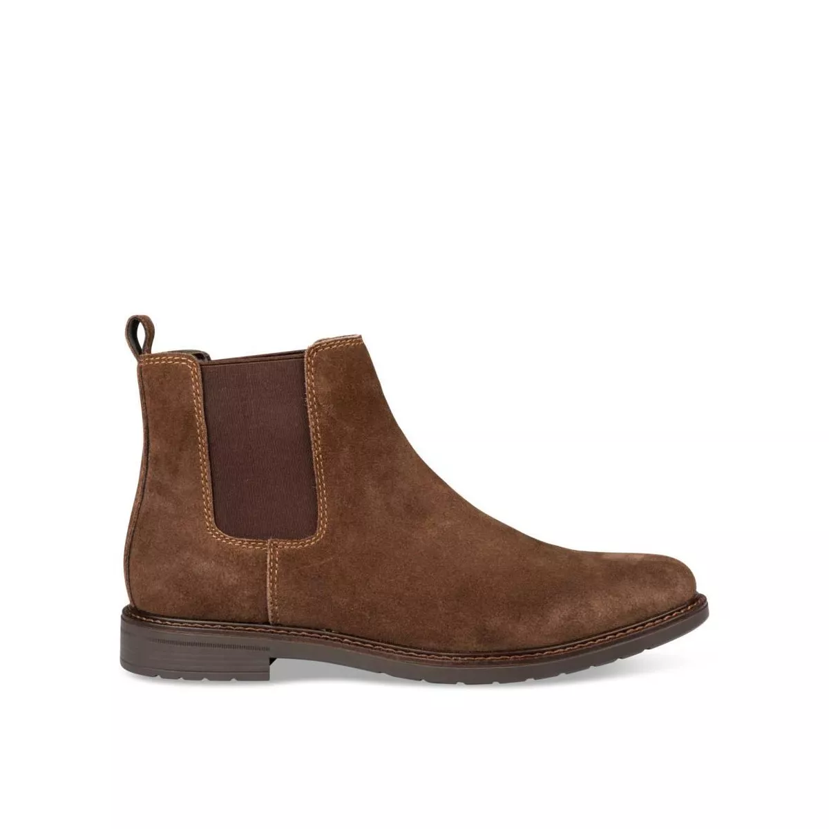 Bottines MARRON DENIM SIDE CUIR