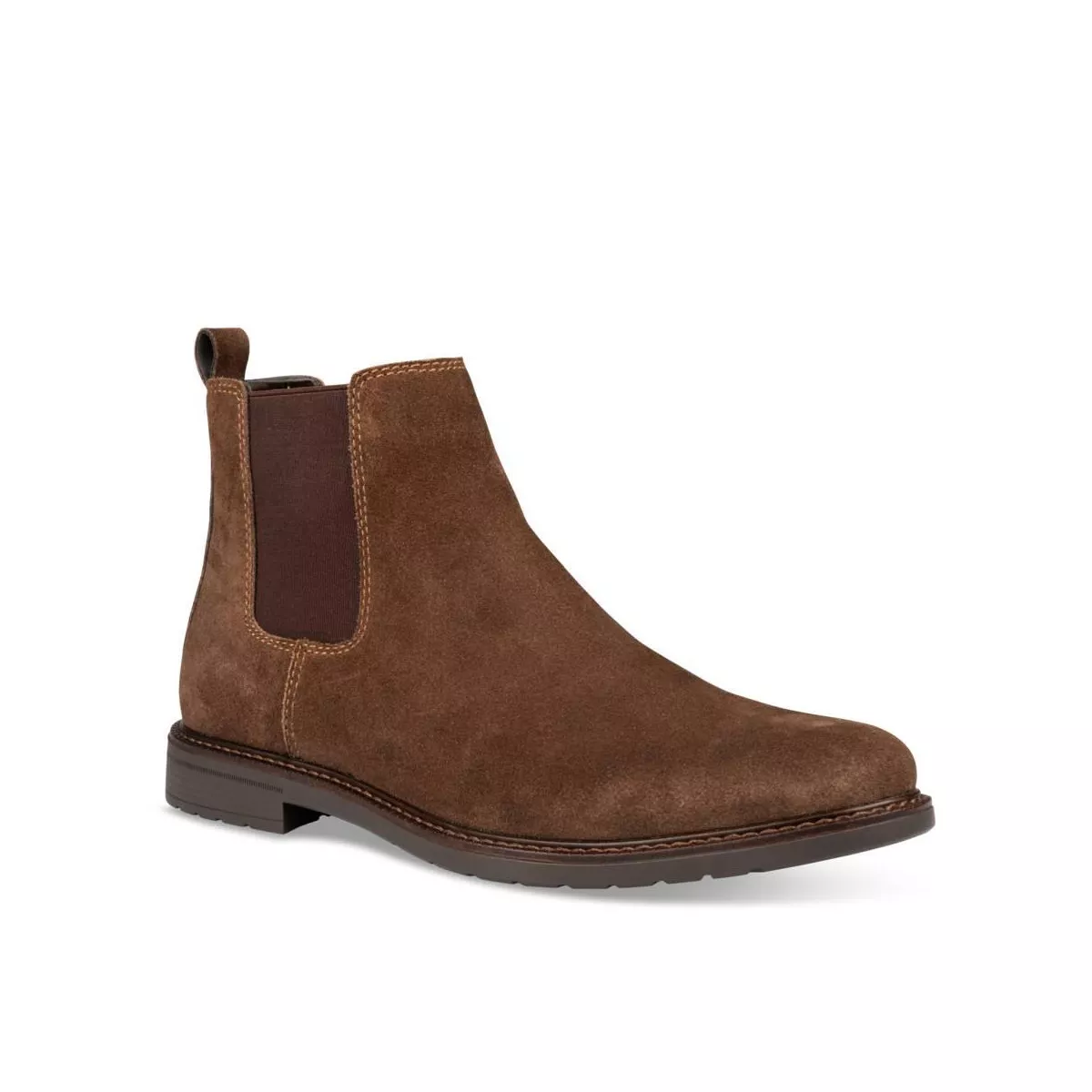 Bottines MARRON DENIM SIDE CUIR