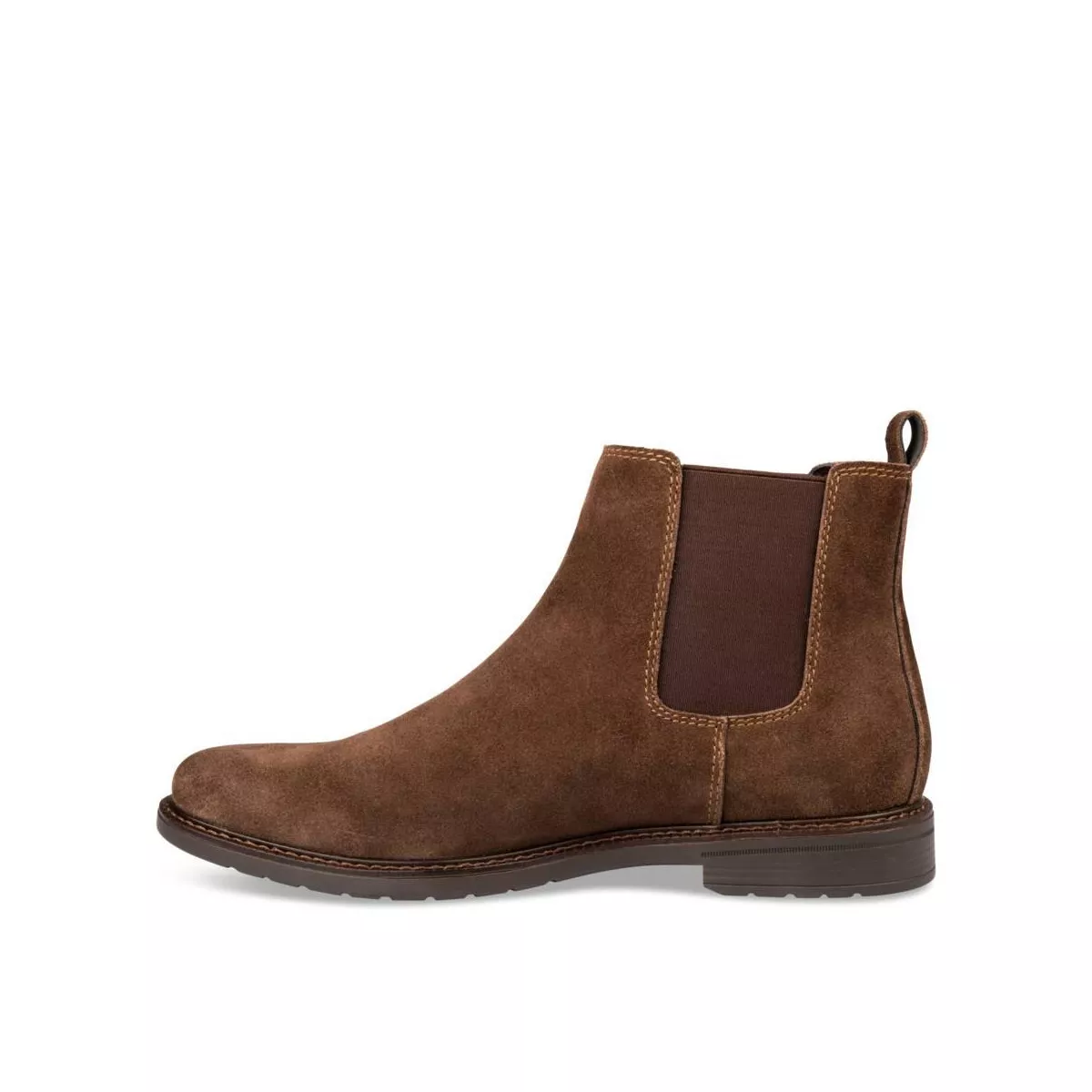 Bottines MARRON DENIM SIDE CUIR