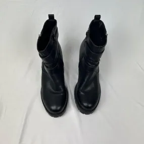 Bottines à talons femme, 42, noir