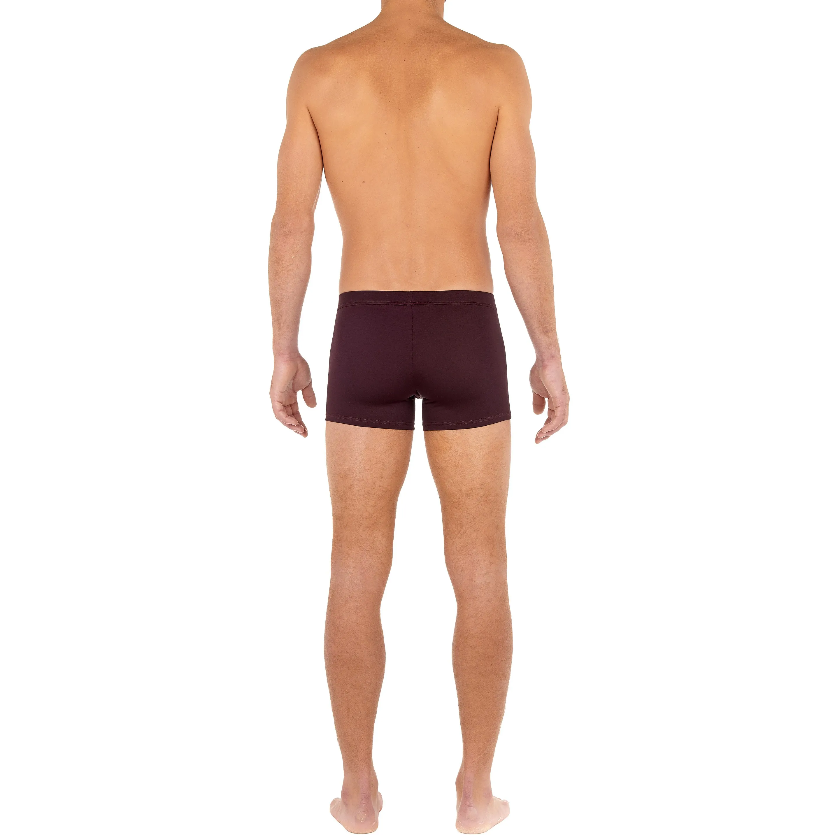 Boxer comfort Tencel Soft - bordeaux - HOM : vente shorty boxers ho...