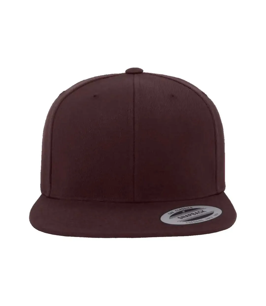 Casquette ajustable classique homme marron Yupoong