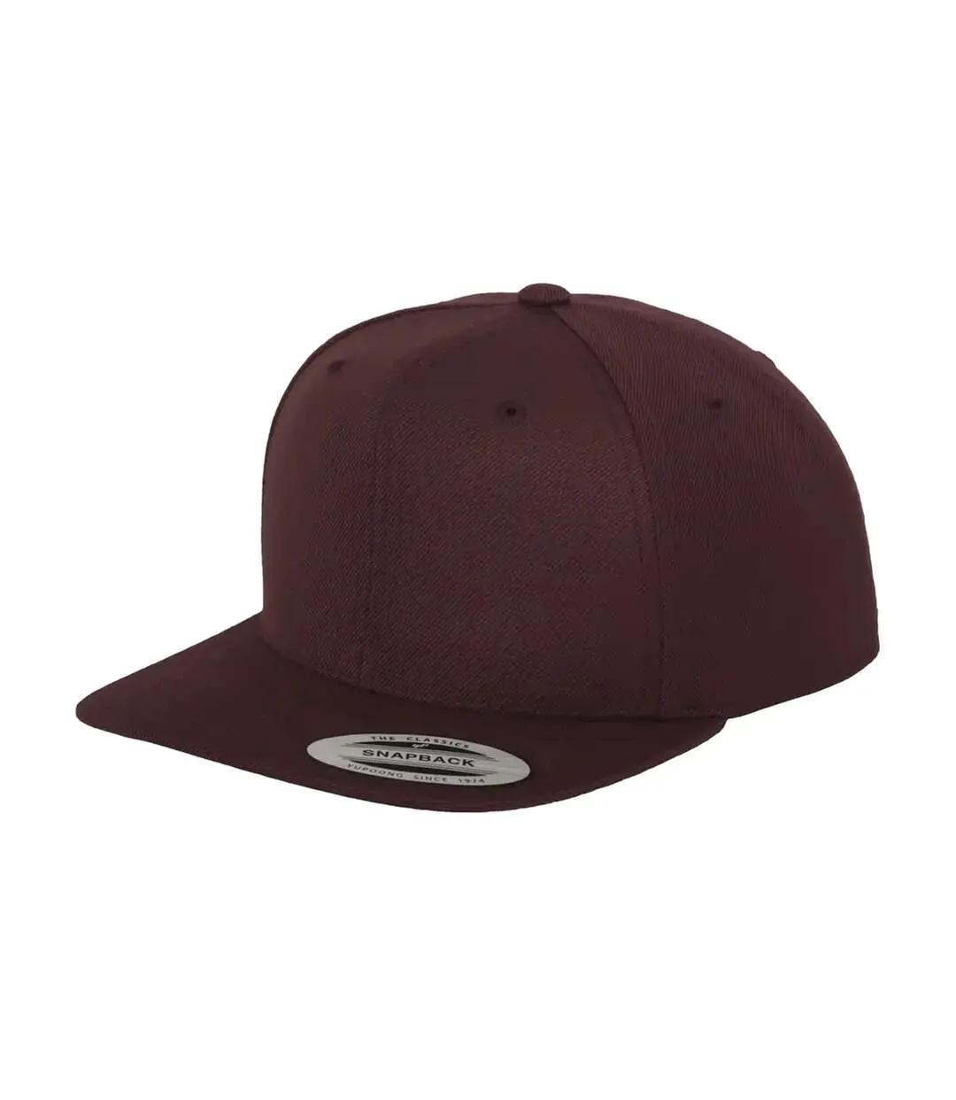 Casquette ajustable classique homme marron Yupoong