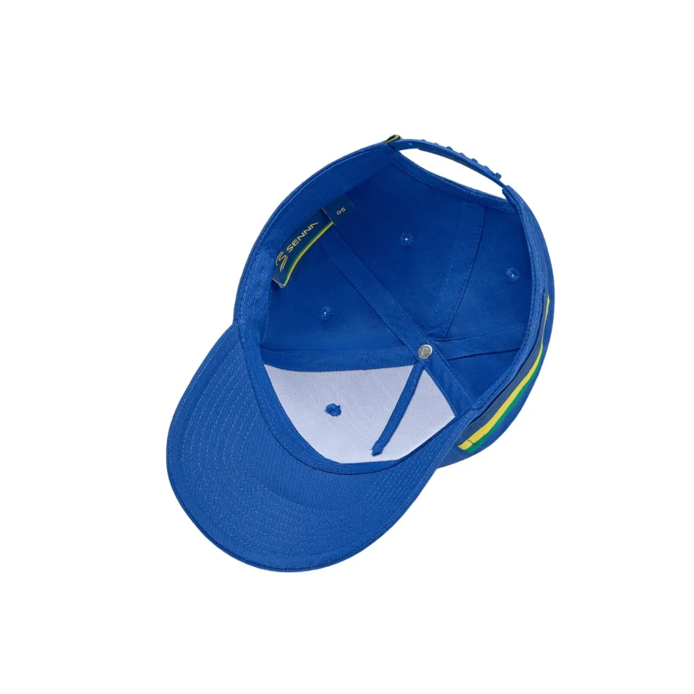 Casquette AYRTON SENNA Stripe Bleue SEN24_CAS_STB