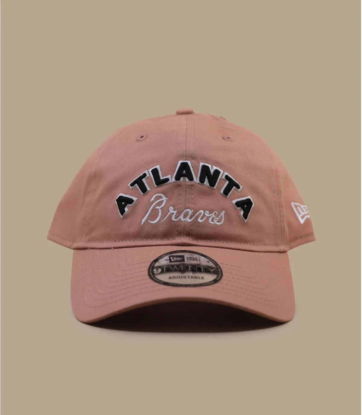 Casquette baseball Atlanta orange - Casquette MLB Wordmark 9Twenty Atlanta orange New Era : Headict