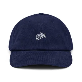 Casquette brodée en velours côtelé - CHT'M