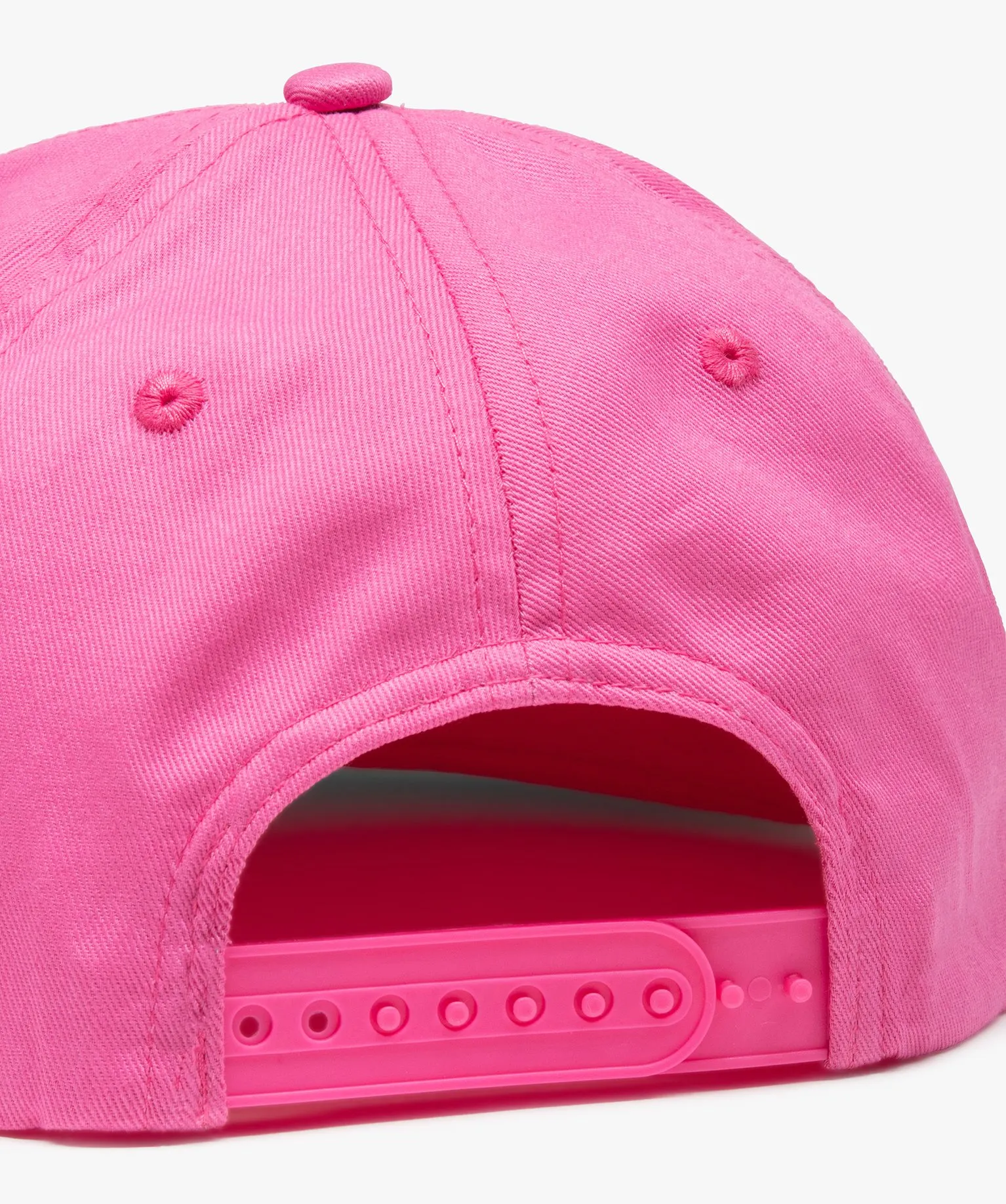 casquette fille bicolore look urbain rose