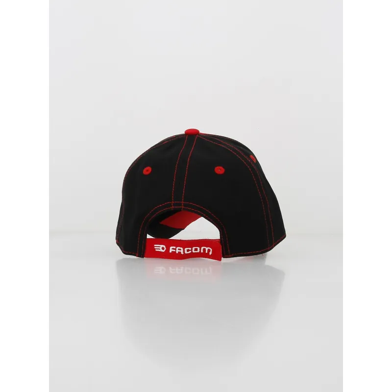 Casquette rouge noir homme - Facom | wimod