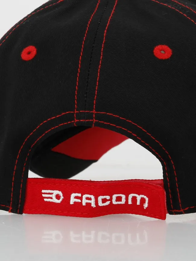 Casquette rouge noir homme - Facom | wimod