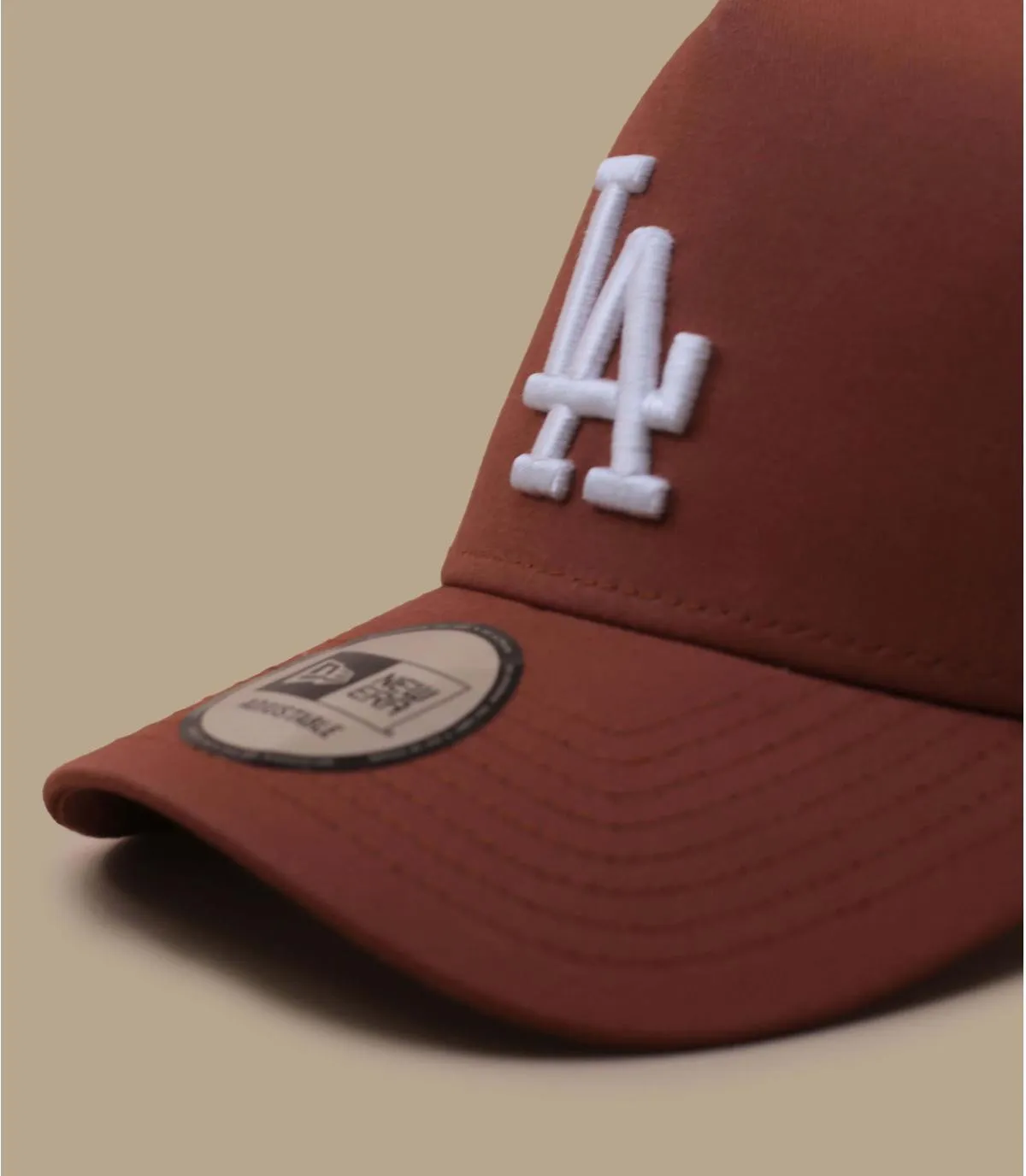 Casquette trucker LA terracota - Casquette League Ess Trucker LA terracota New Era : Headict