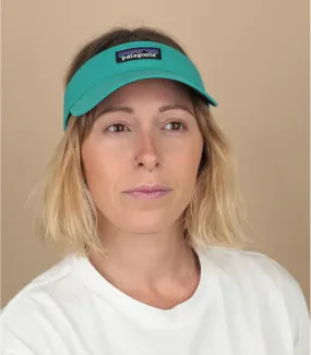 Casquette visière bleue eco-responsable - Casquette Airshed Trucker subtidal blue Patagonia : Headict