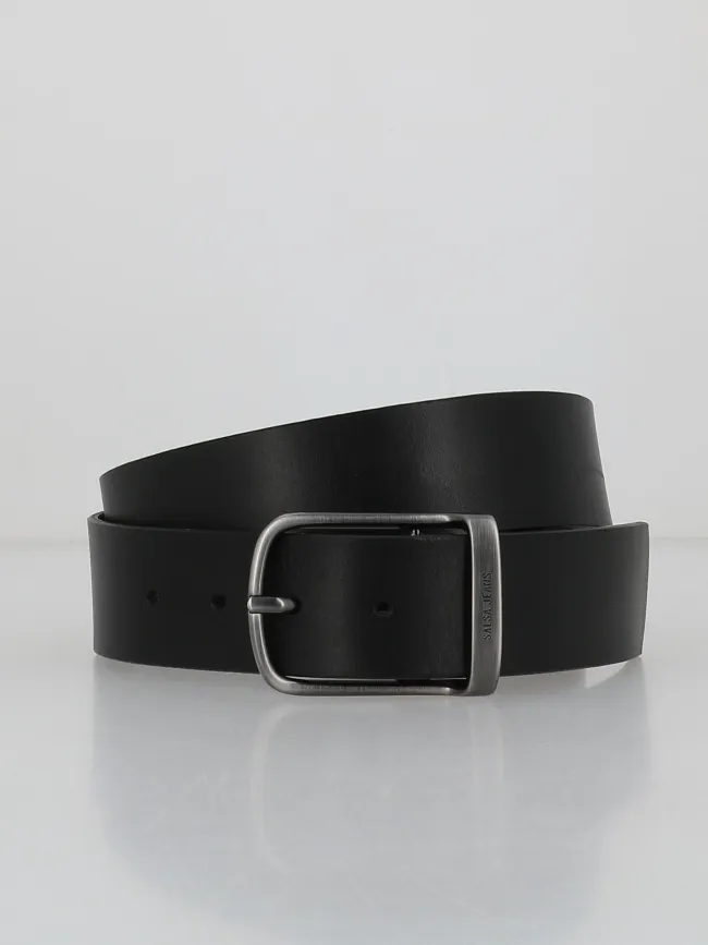 Ceinture en cuir basic large noir femme - Salsa | wimod