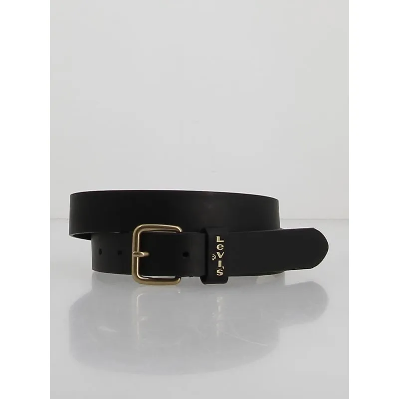 Ceinture en cuir basic large noir femme - Salsa | wimod