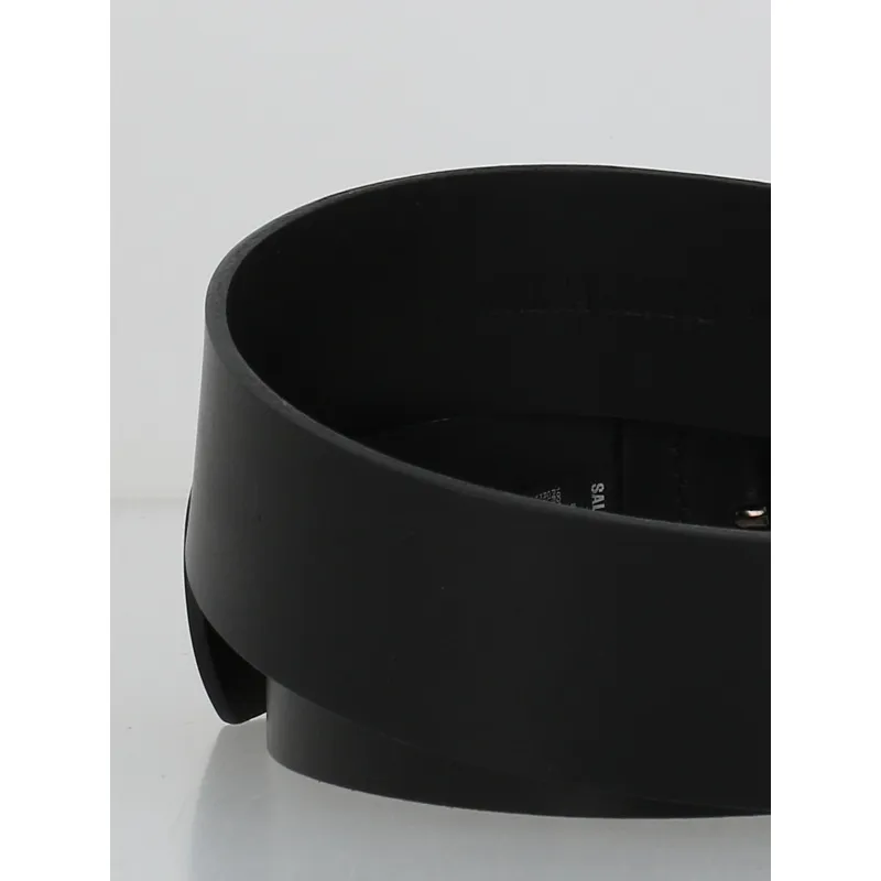 Ceinture en cuir basic large noir femme - Salsa | wimod