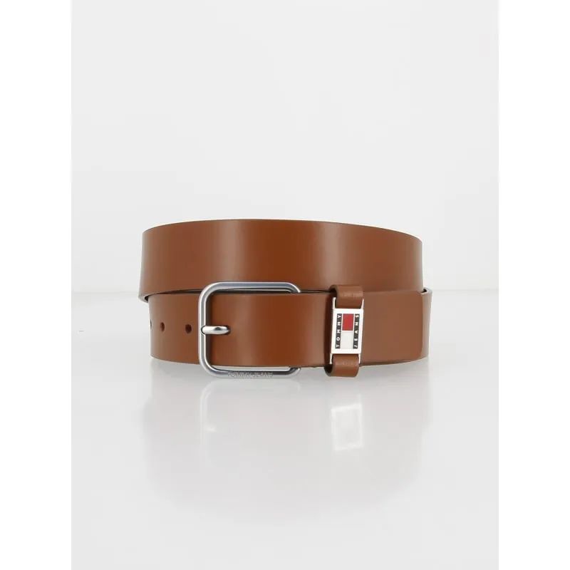 Ceinture en cuir scanton 3.5 marron homme - Tommy Jeans | wimod