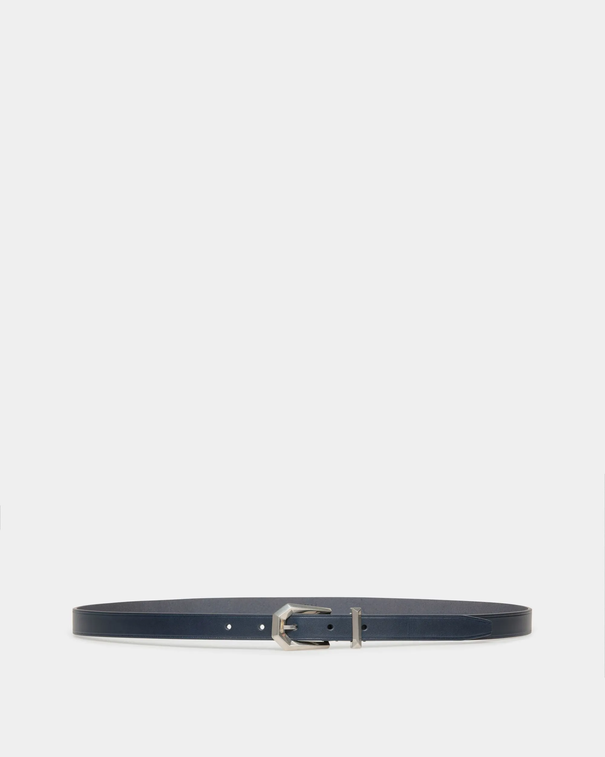 Ceinture Prisma 20 mm En Cuir Navy Blue