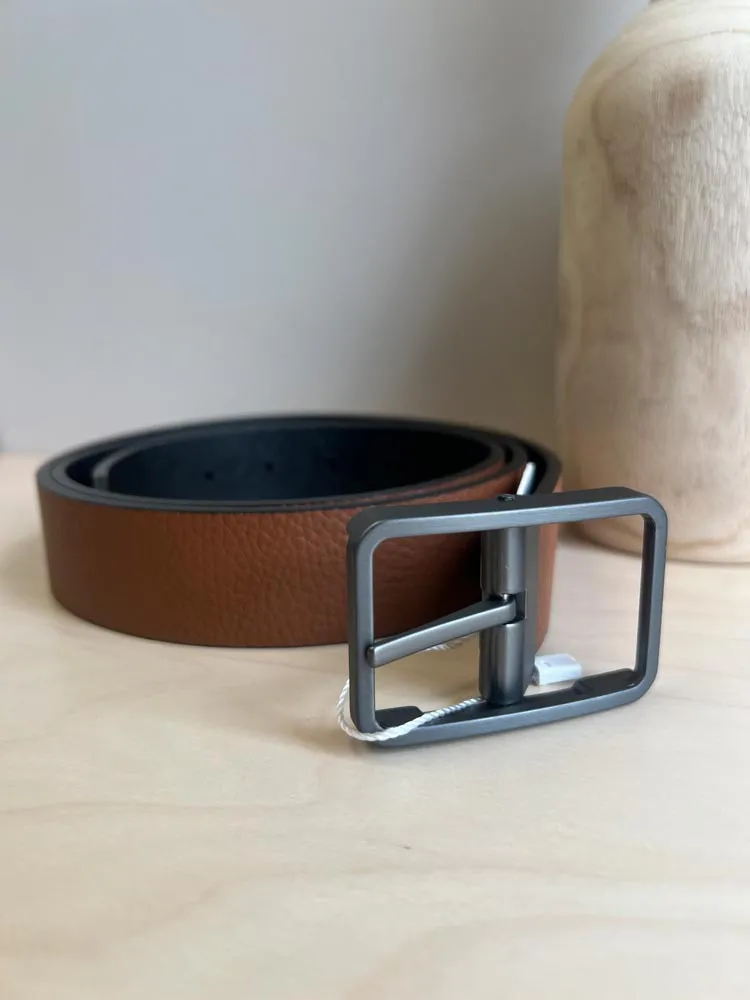 Ceinture réversible FABIEN - Accessoire homme cléstyle Couleur Noir Unique TU