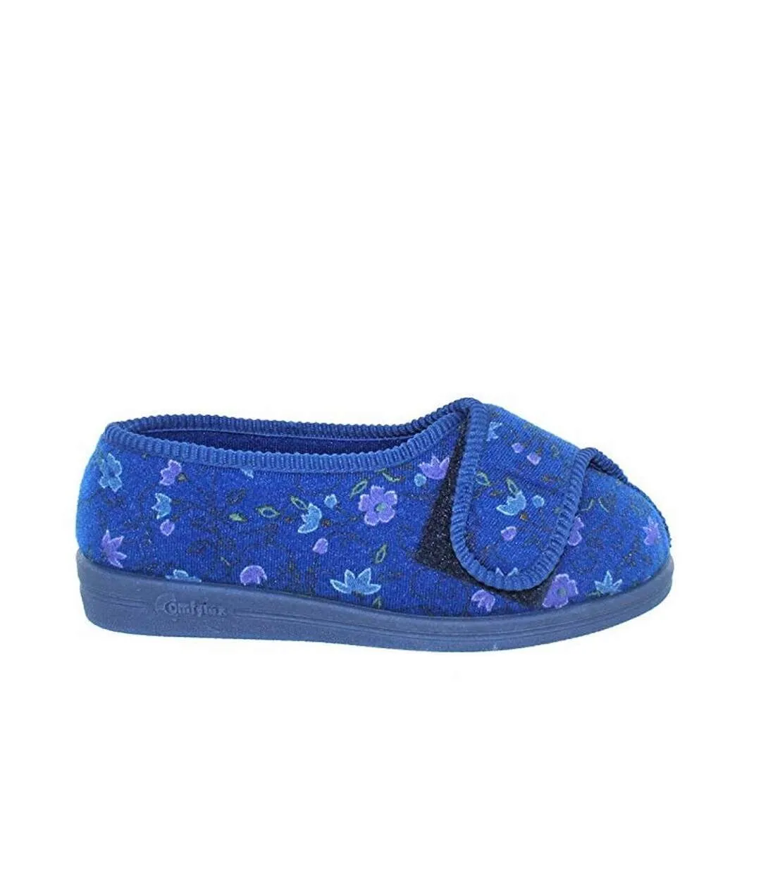 Chaussons davina femme bleu marine Comfylux