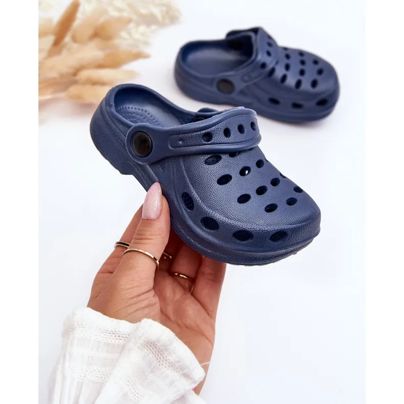 Chaussons Mousse Enfant Bleu Marine Lucas