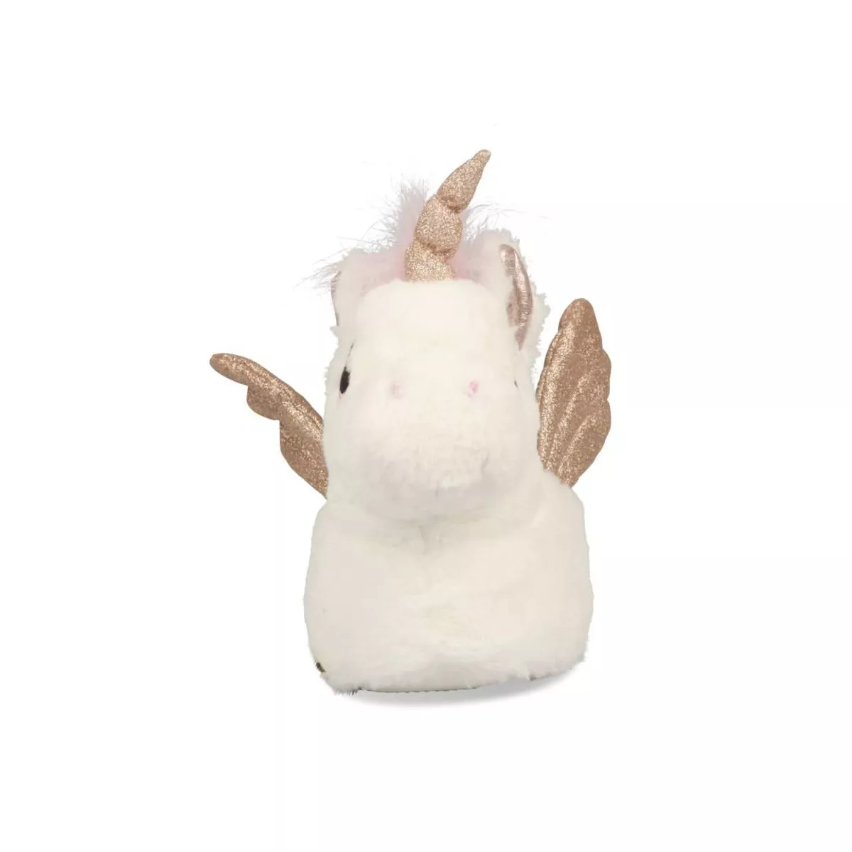 Chaussons peluche licorne BLANC MERRY SCOTT