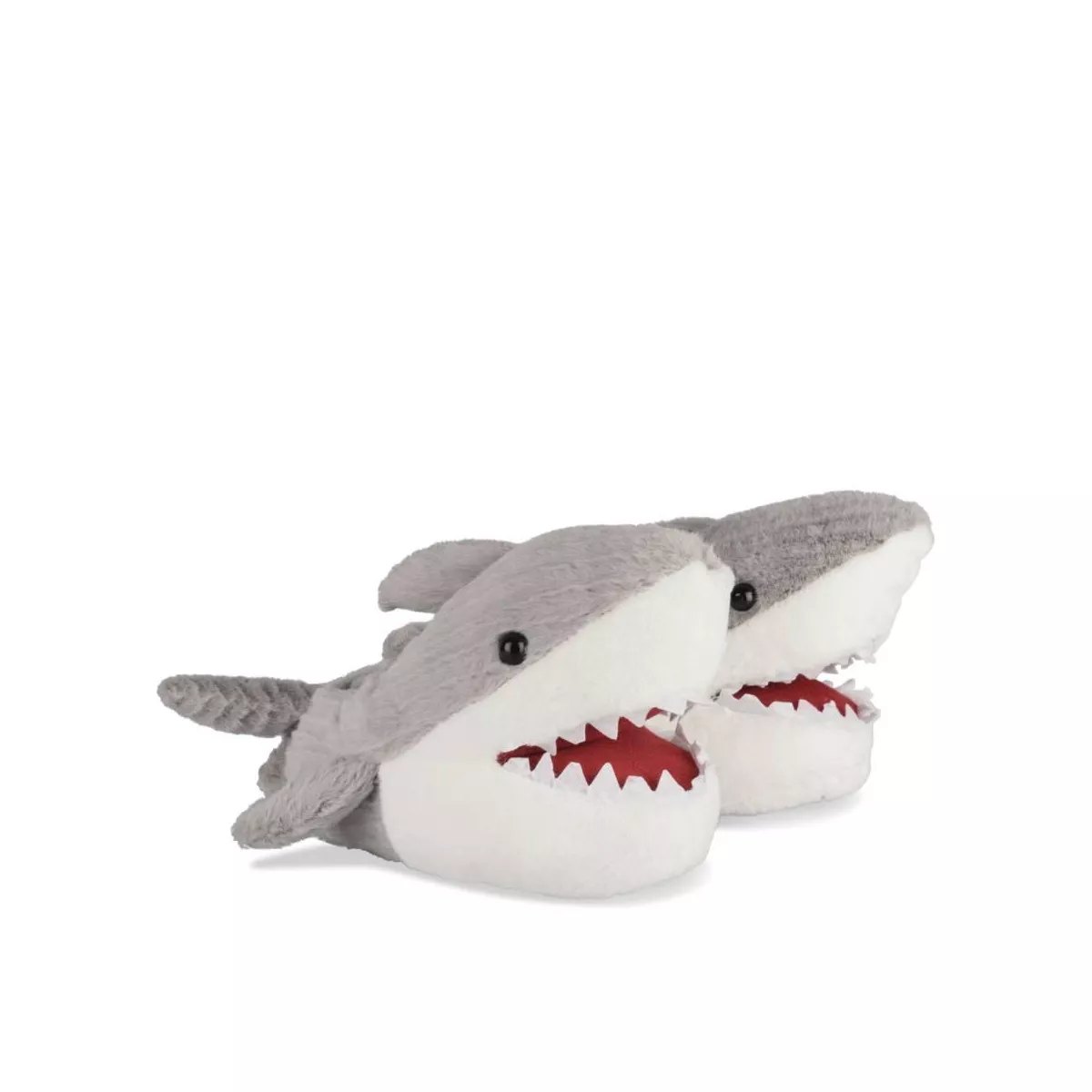 Chaussons peluche requin GRIS TAMS