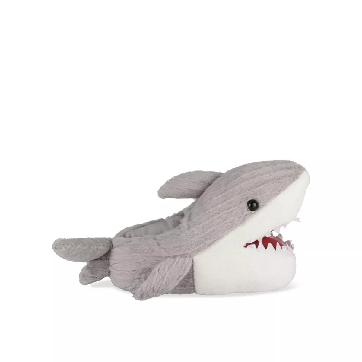 Chaussons peluche requin GRIS TAMS