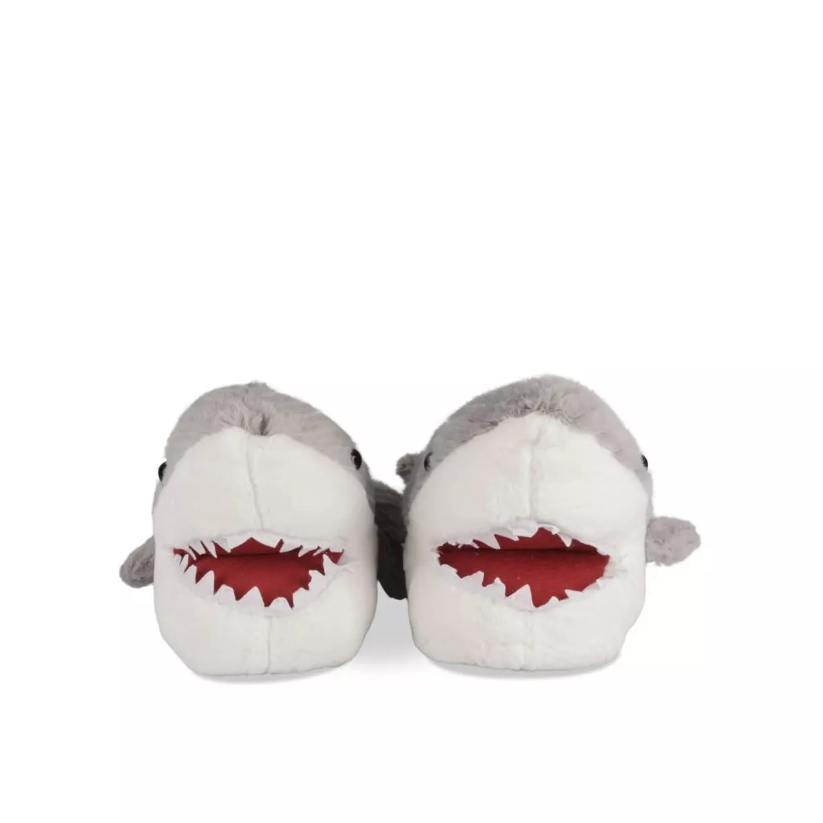 Chaussons peluche requin GRIS TAMS