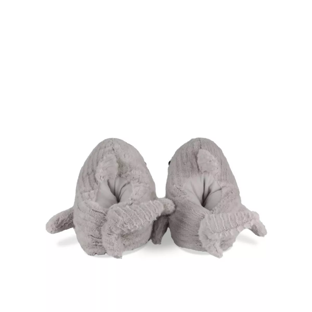 Chaussons peluche requin GRIS TAMS